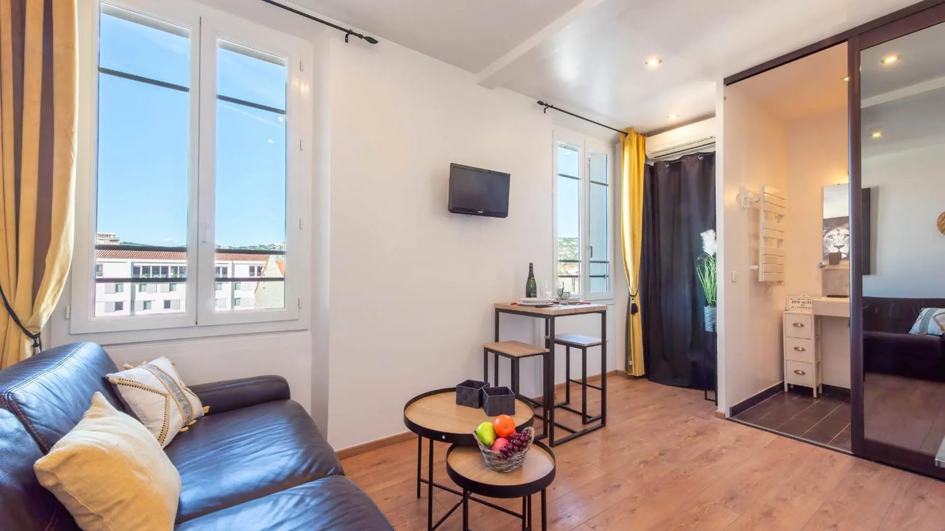 Apartamento Air-Conditioned Studio Heart Of Cannes